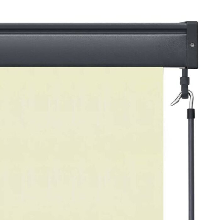 Vidaxl Außenrollo 120 x 250 cm Vertikalmarkise Creme - bis zu 34% Rabatt