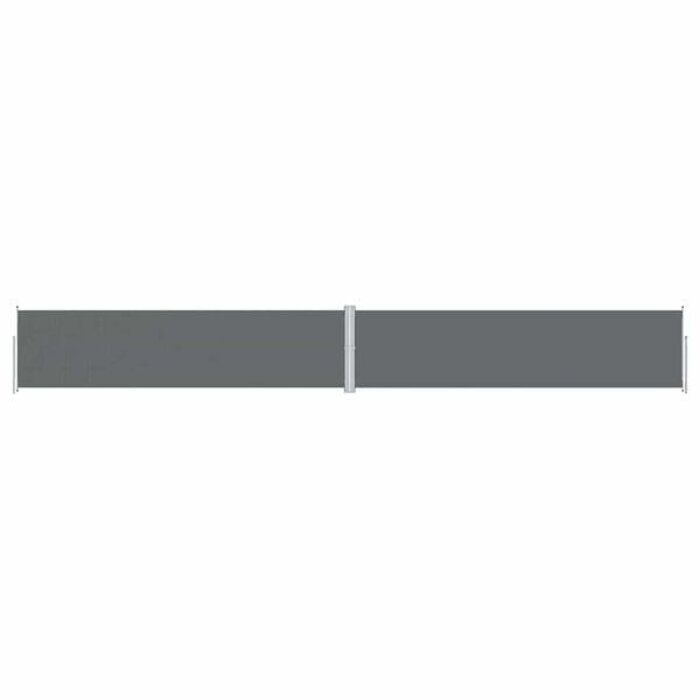 Vidaxl Ausziehbare Seitenmarkise 160x1200 cm Anthrazit - Sichtschutz bis zu 35% reduziert