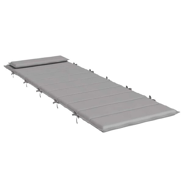 Vidaxl Bequeme Sonnenliegenauflage 180x60x4 cm, Grau - Outlet bis zu 33% reduziert