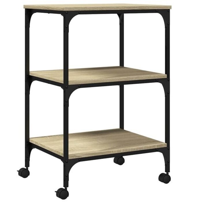 Vidaxl Druckerwagen Sonoma-Eiche 50x41x75 cm - Bis zu 34% sparen