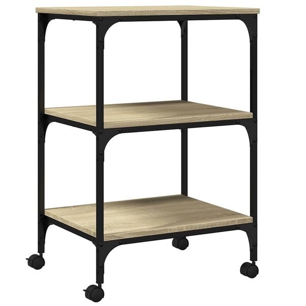 Vidaxl Druckerwagen Sonoma-Eiche 50x41x75 cm - Bis zu 34% sparen