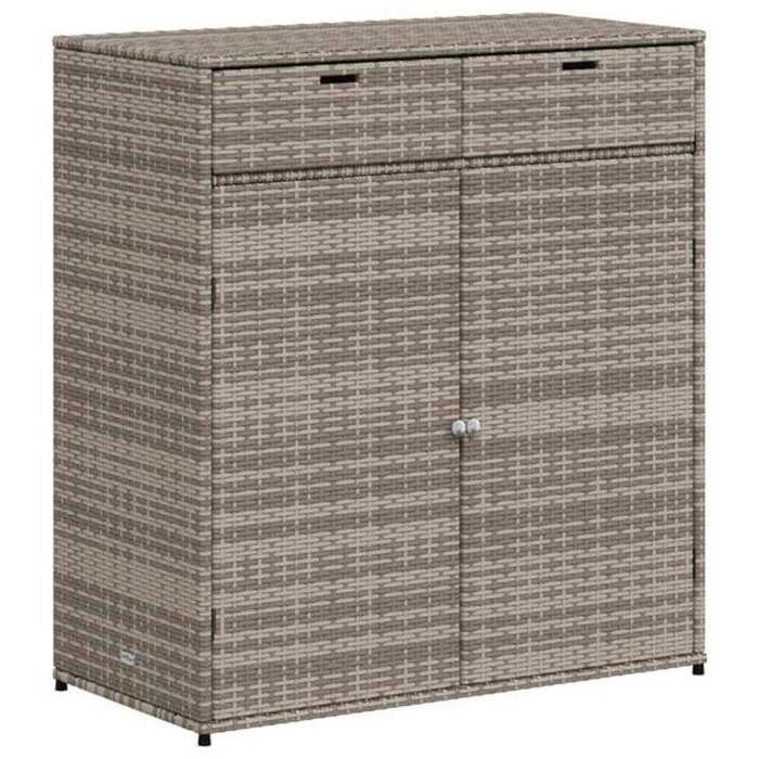 Vidaxl Gartenschrank aus Polyrattan, 105x55x113 cm - Bis zu 35% Rabatt