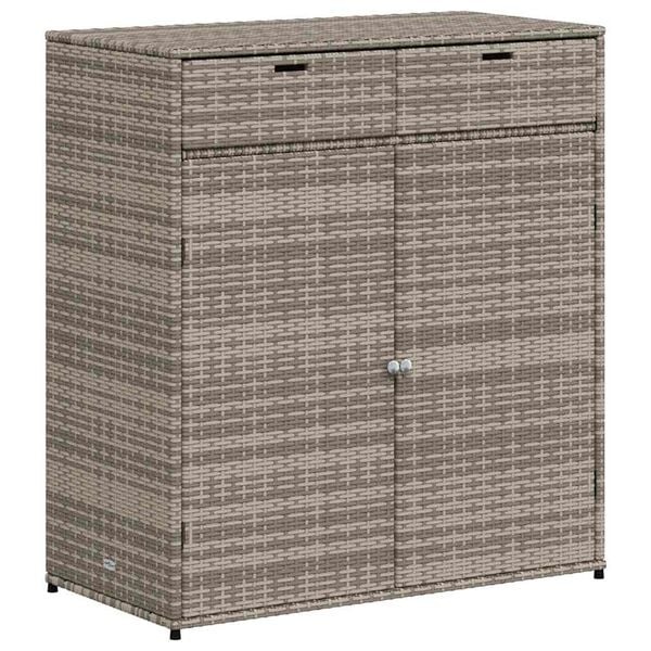 Vidaxl Gartenschrank aus Polyrattan, 105x55x113 cm - Bis zu 35% Rabatt