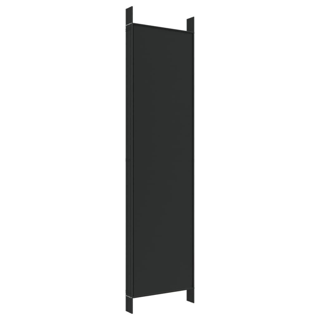 Vidaxl Flexibler Raumteiler 300x200 cm, 6 Paneele, Schwarz - Jetzt bis zu 33% sparen