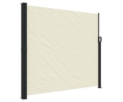 Vidaxl Ausziehbare Seitenmarkise 180x500 cm, Creme - 56% Rabatt