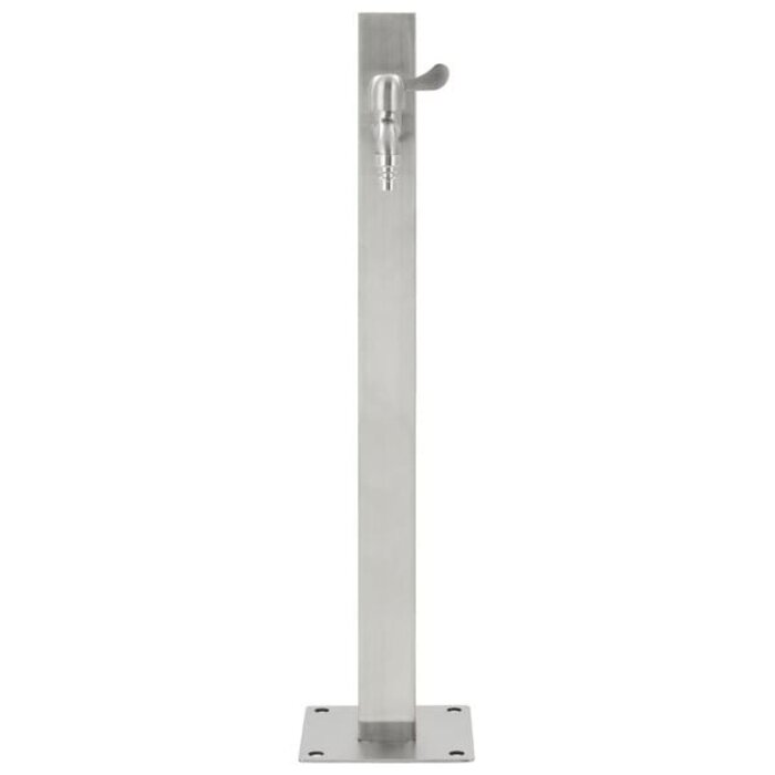 Vidaxl Gartenwasserzapfsäule Edelstahl 65 cm - Quadratisch, bis zu 34% reduziert