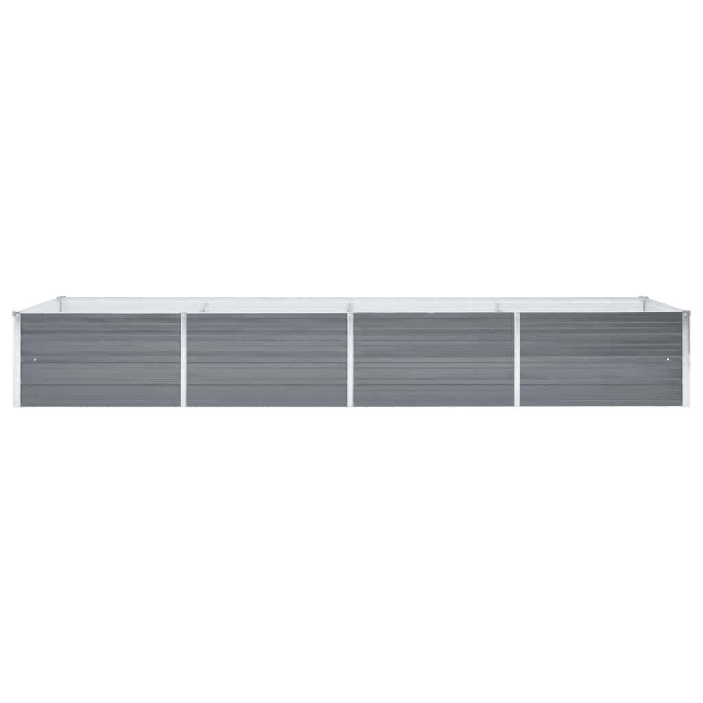 Vidaxl Großes Hochbeet 320x80x45cm aus Stahl - Grau - bis zu 34% Rabatt sparen