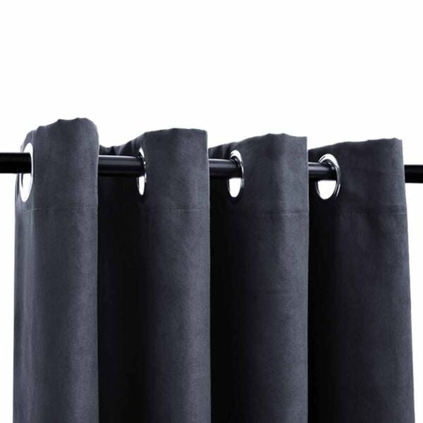 Vidaxl Verdunkelungsvorhänge 140x225cm Anthrazit - 2er-Set bis zu 32% günstiger