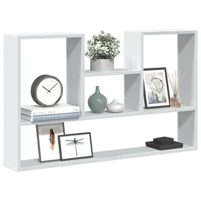 Vidaxl Wandregal 99x15x60 cm in Weiß - Schwebendes Design - Bis zu 33% reduziert