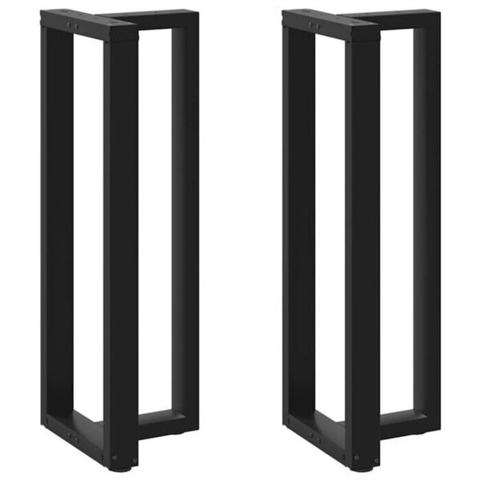 Vidaxl Bartischbeine T-Form, Stahl schwarz, 110-111 cm - Sparen Sie bis zu 35%