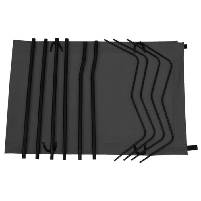 Vidaxl Klappbares Campingbett 180x60cm - Schwarz - Outlet bis zu 32% günstiger