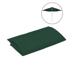 Vidaxl Sonnenschirm Ersatzbespannung 300 cm Grün - 50% Rabatt