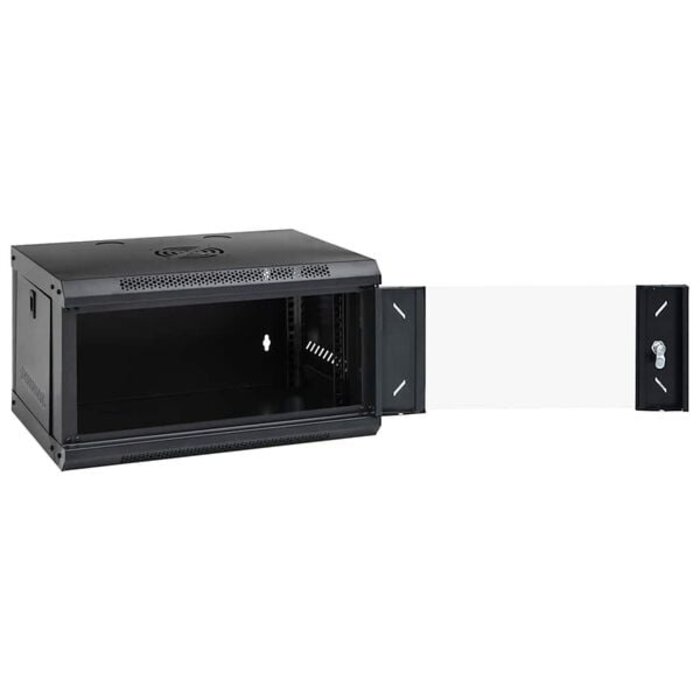 Vidaxl Wand-Netzwerkschrank 53x45x30 cm - Schwarz, Stahl - Jetzt bis zu 34% sparen