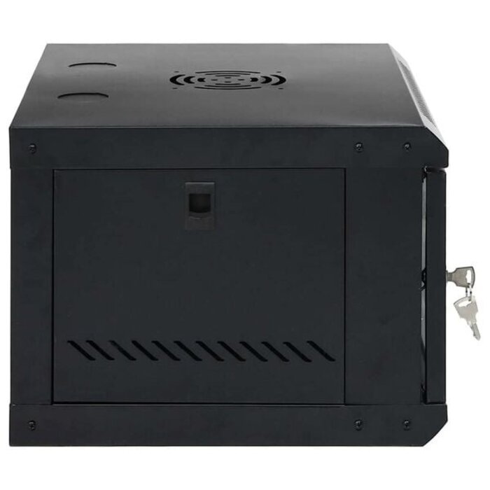 Vidaxl Wand-Netzwerkschrank 53x45x30 cm - Schwarz, Stahl - Jetzt bis zu 34% sparen