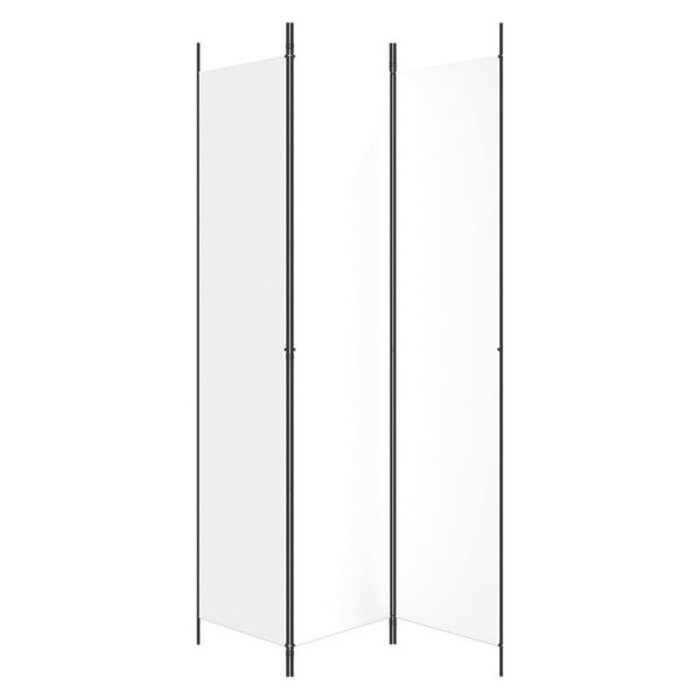 Vidaxl Flexibler Raumteiler 150x220 cm, Weiß - Jetzt bis zu 33% sparen