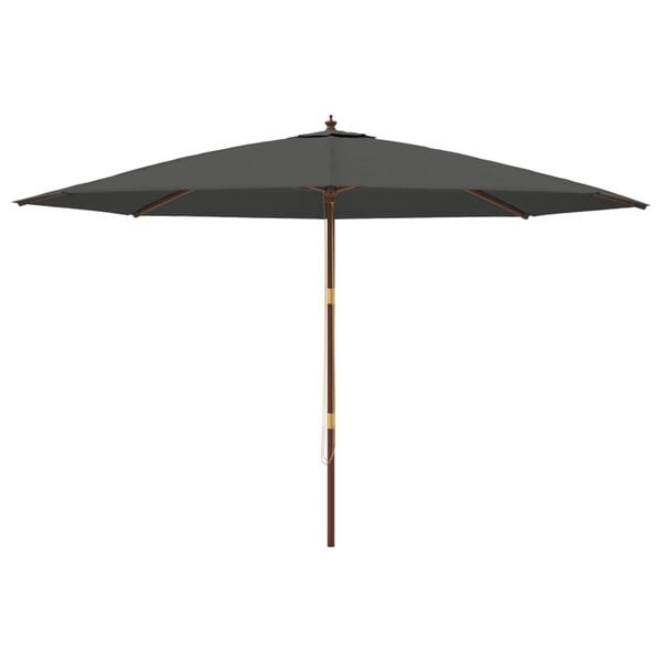 Vidaxl Luxus Sonnenschirm 400x273 cm Anthrazit - Jetzt bis zu 35% sparen
