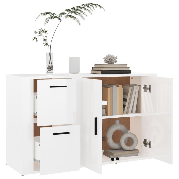 Vidaxl Modernes Sideboard Hochglanz Weiß - Jetzt bis zu 34% Rabatt sichern