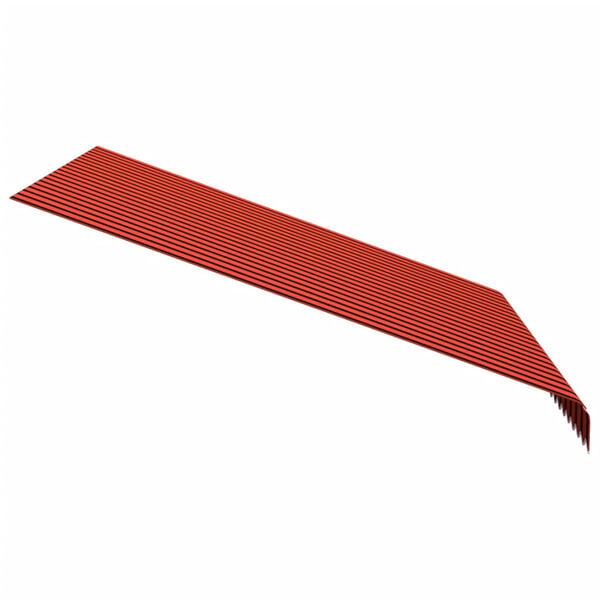 Vidaxl Markisentuch 300x250 cm, Gestreift, Orange-Braun, bis zu 33% reduziert