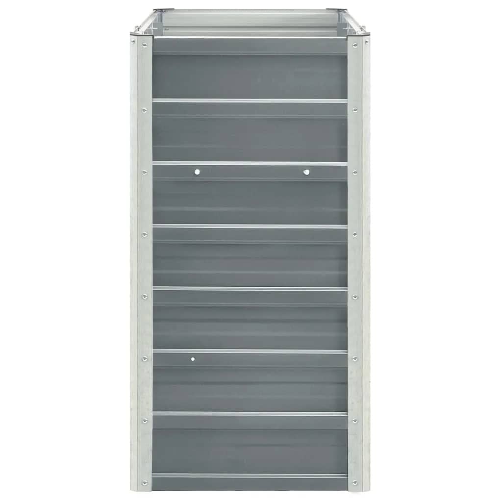 Vidaxl Hochbeet aus verzinktem Stahl 240x40x77 cm - Grau - bis zu 33% reduziert