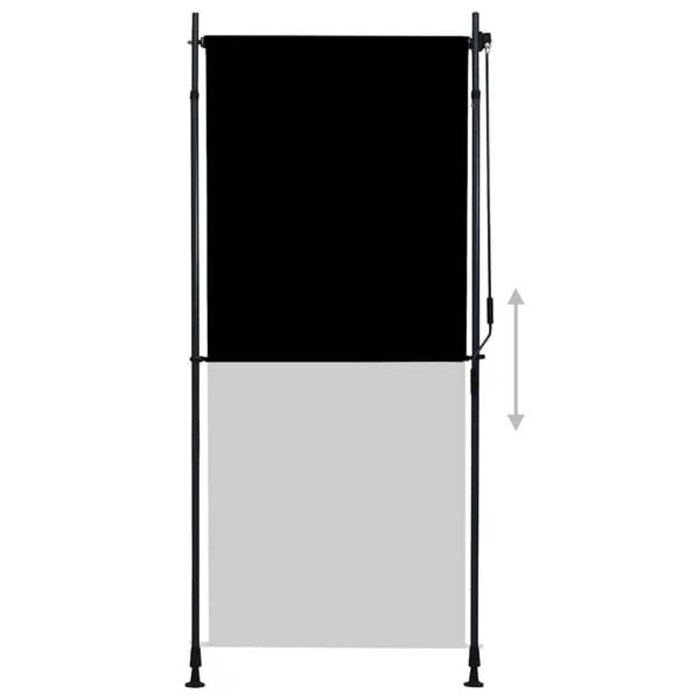 Vidaxl Außenrollo 100x270 cm Anthrazit - Vertikalmarkise bis zu 33% reduziert