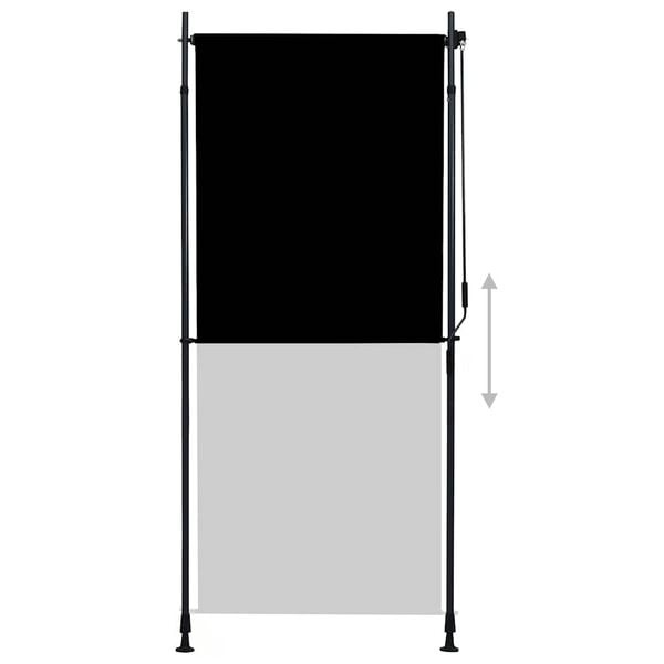 Vidaxl Außenrollo 100x270 cm Anthrazit - Vertikalmarkise bis zu 33% reduziert