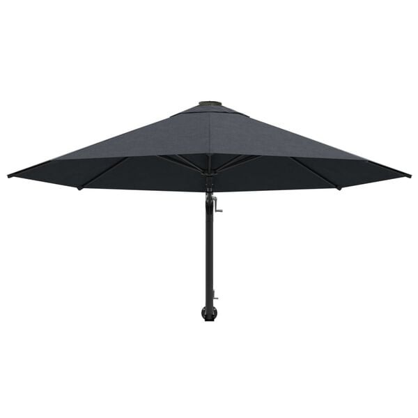 Vidaxl Wandparasol 300 cm Anthrazit - Platzsparender Sonnenschutz - bis zu 46% Rabatt