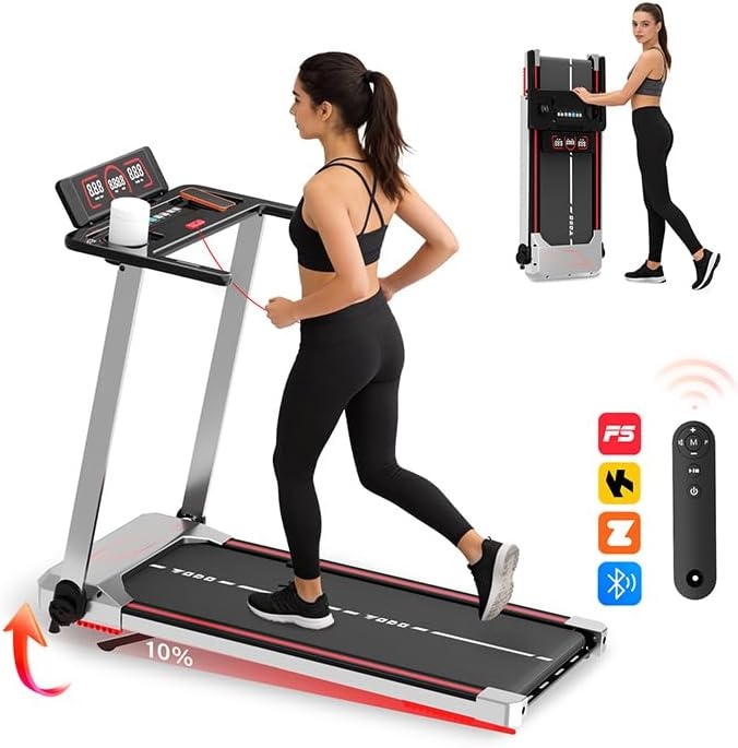 Klappbares Laufband mit Bluetooth & LED - Jetzt bis zu 35% Rabatt sichern