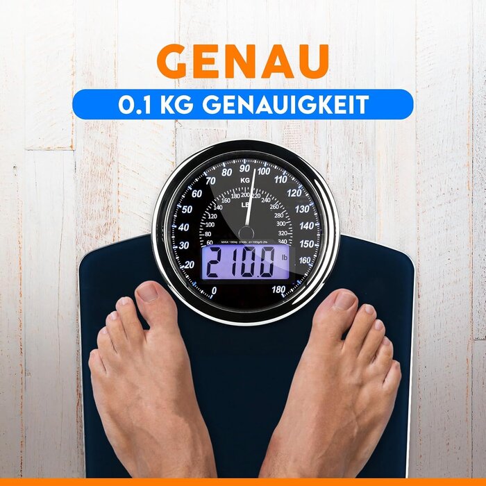 Hybrid-Personenwaage mit analoger & digitaler Anzeige bis zu 33% günstiger