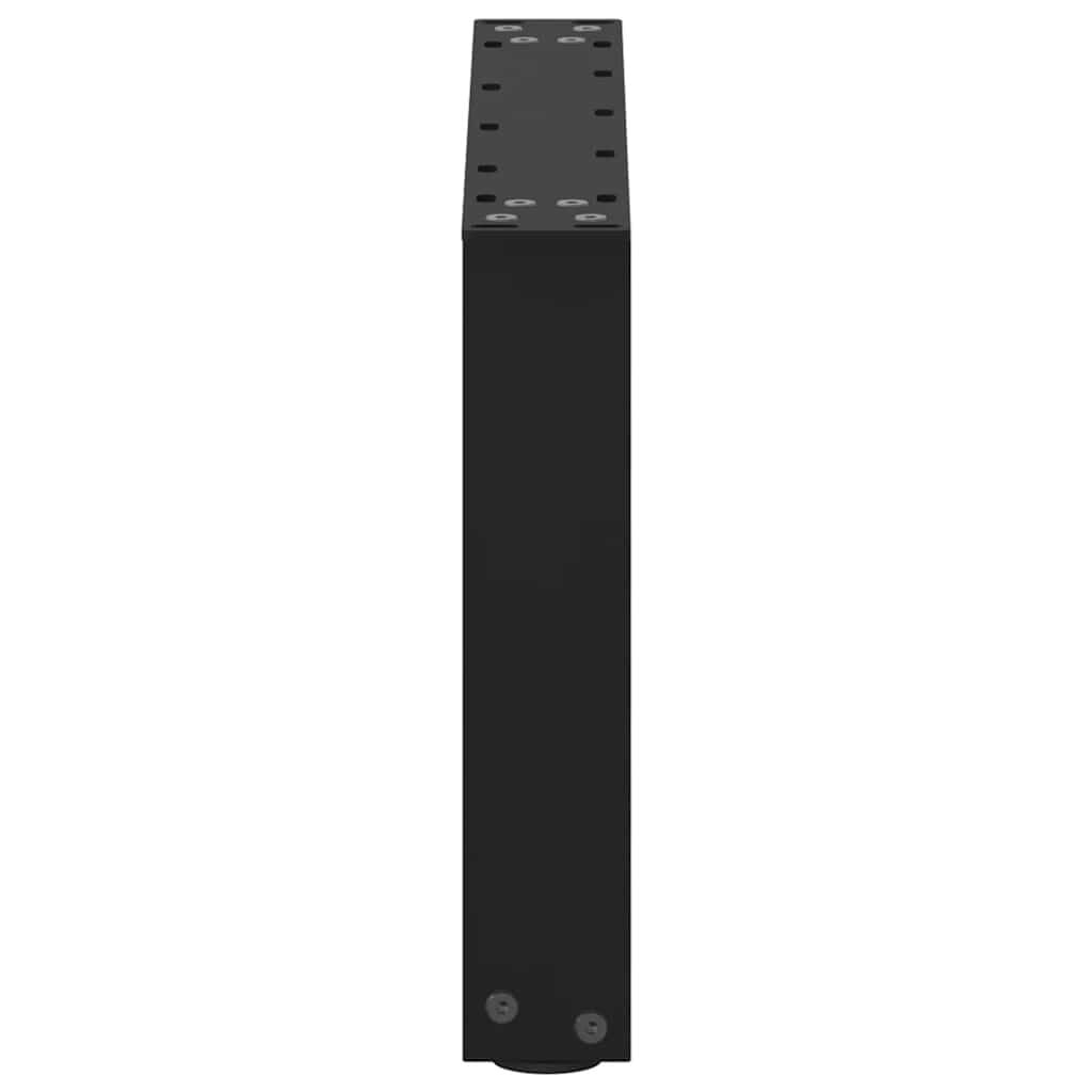 Vidaxl U-Form Couchtischbeine 50x31 cm Stahl Schwarz - bis zu 34% sparen