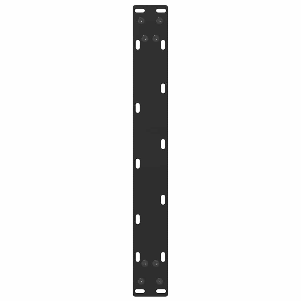 Vidaxl U-Form Couchtischbeine 50x31 cm Stahl Schwarz - bis zu 34% sparen