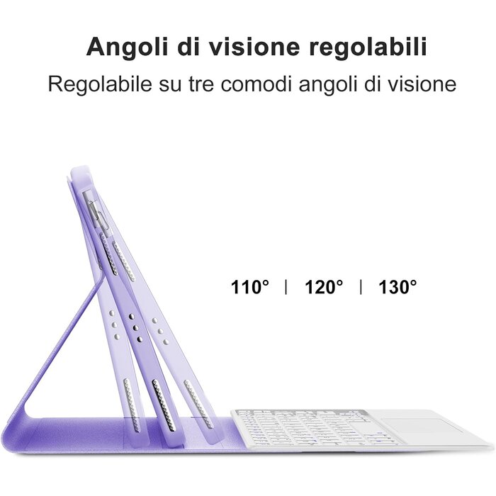 Tastaturhülle für iPad Air 6 (11 Zoll) - Violett - bis zu 28% Rabatt