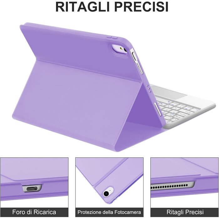 Tastaturhülle für iPad Air 6 (11 Zoll) - Violett - bis zu 28% Rabatt