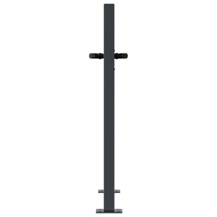 Vidaxl Gartentor 105x105 cm Anthrazit - Laser-Design - Jetzt bis zu 35% sparen