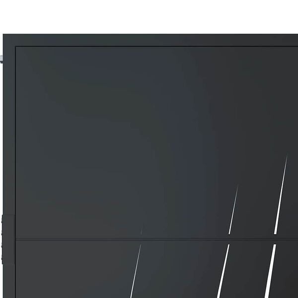Vidaxl Gartentor 105x105 cm Anthrazit - Laser-Design - Jetzt bis zu 35% sparen