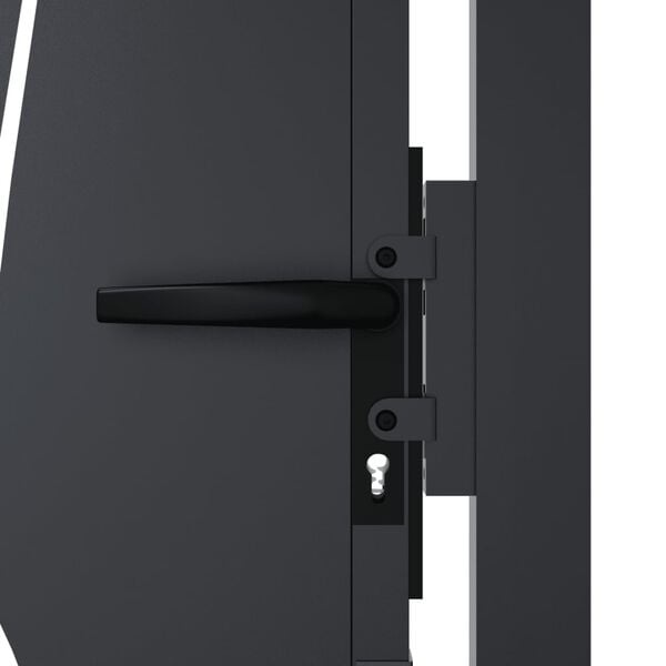 Vidaxl Gartentor 105x105 cm Anthrazit - Laser-Design - Jetzt bis zu 35% sparen