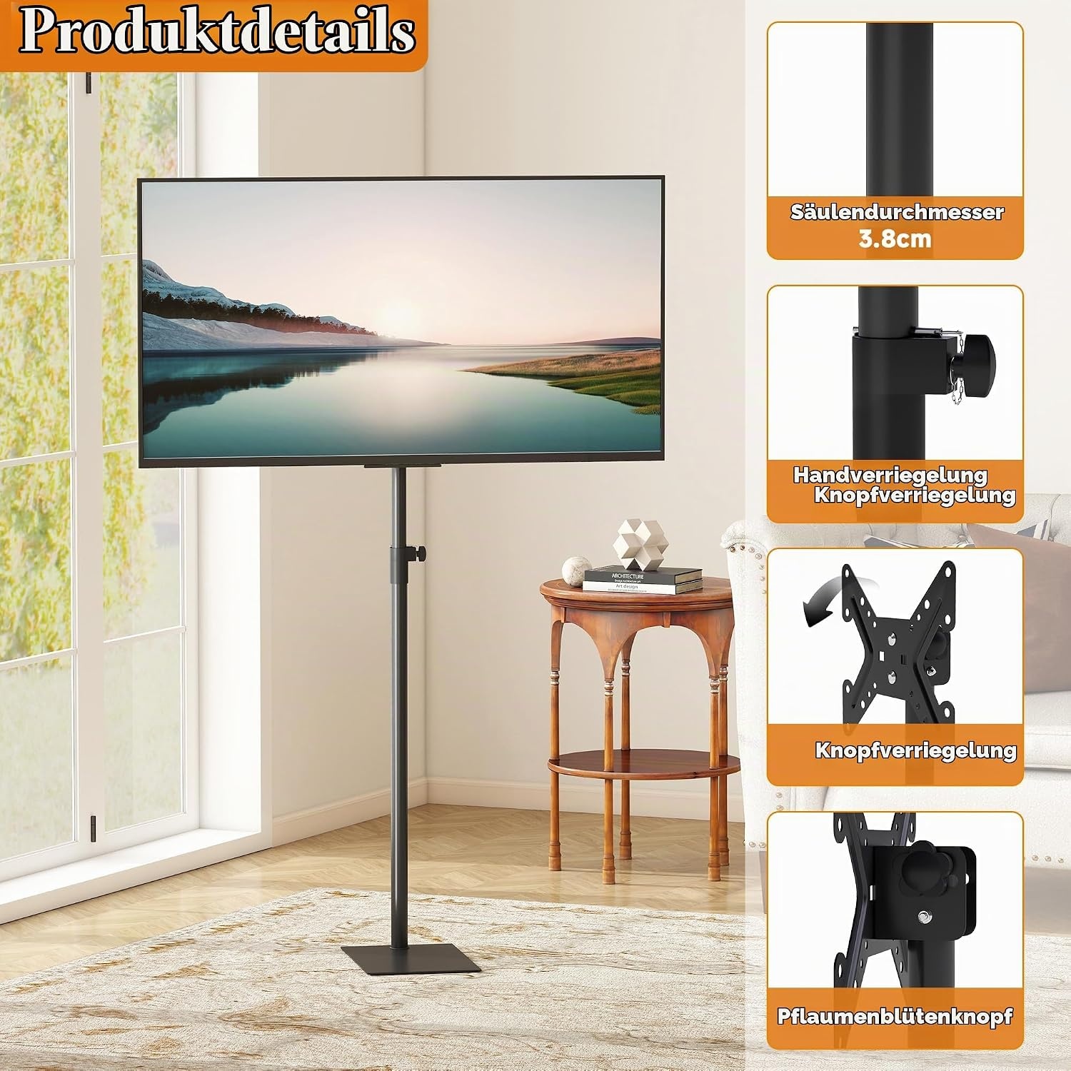 Amazon Flexibler TV-Ständer 14-43 Zoll - 360° drehbar - bis zu 34% sparen