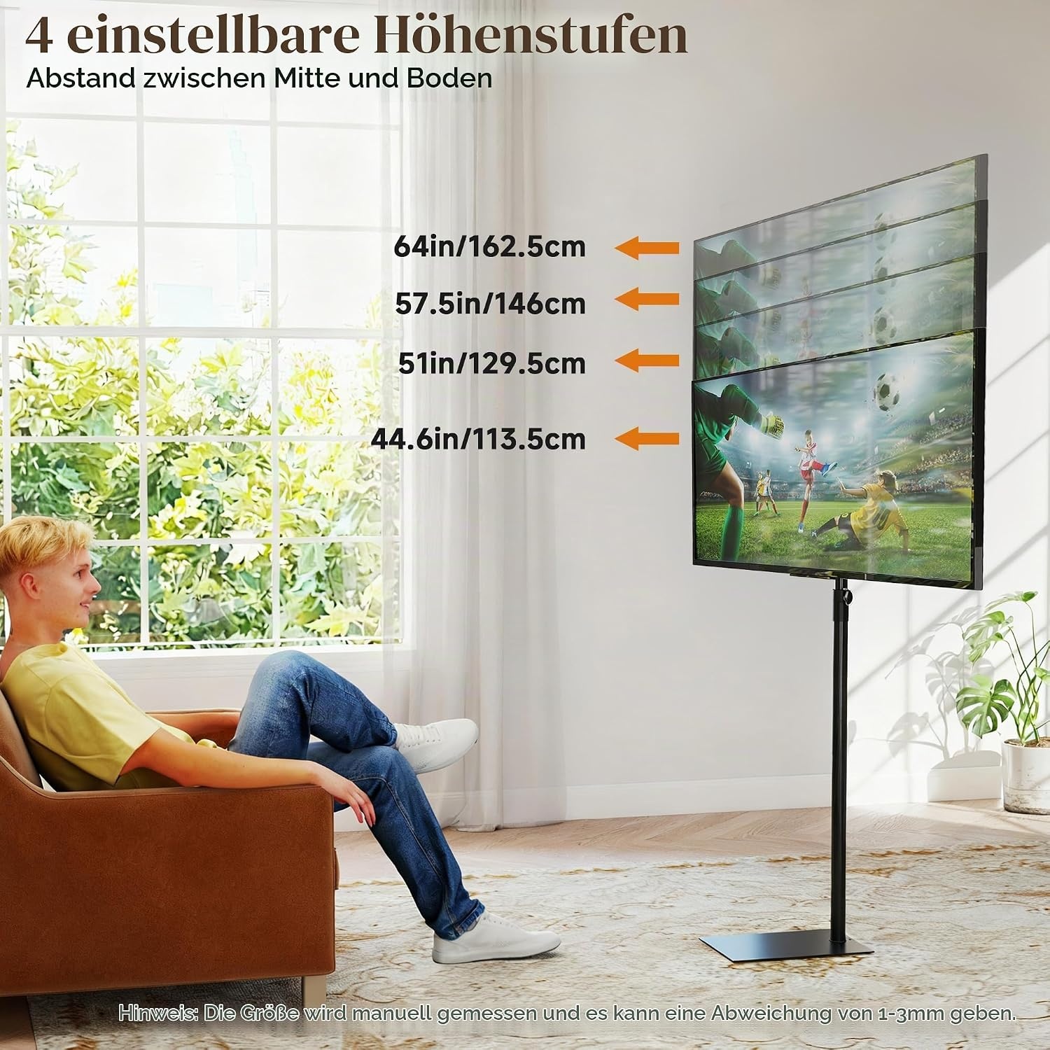 Amazon Flexibler TV-Ständer 14-43 Zoll - 360° drehbar - bis zu 34% sparen