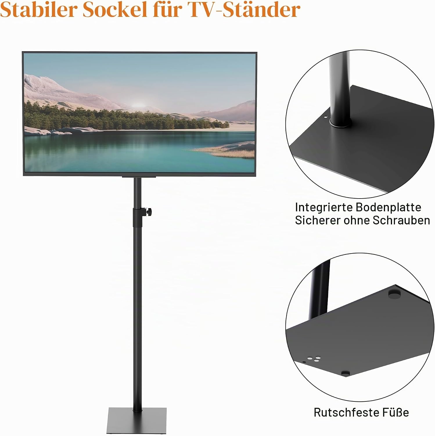 Amazon Flexibler TV-Ständer 14-43 Zoll - 360° drehbar - bis zu 34% sparen