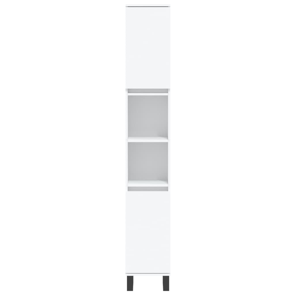 Vidaxl Moderner Badezimmerschrank 30x30x190cm Weiß - jetzt bis zu 35% Rabatt
