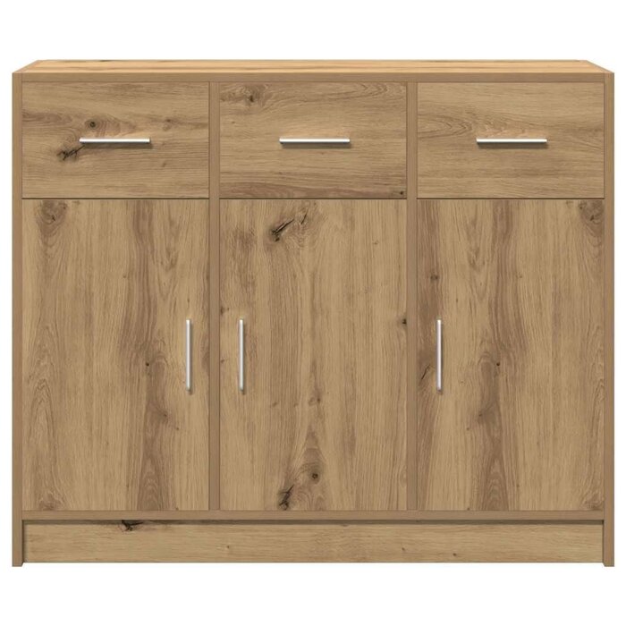 Vidaxl Sideboard Artisan-Eiche 91x28x75 cm - Bis zu 35% Rabatt im Outlet