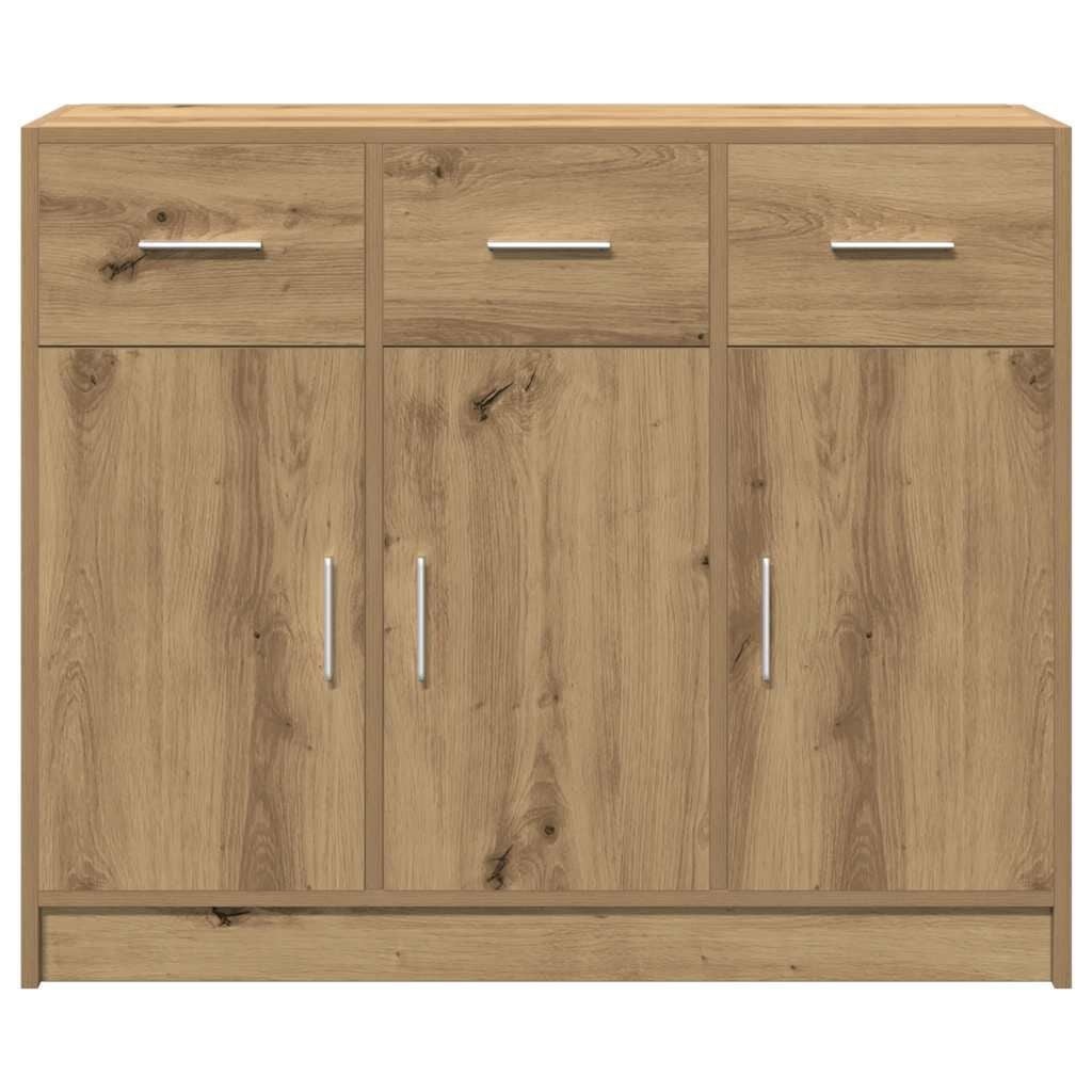Vidaxl Sideboard Artisan-Eiche 91x28x75 cm - Bis zu 35% Rabatt im Outlet