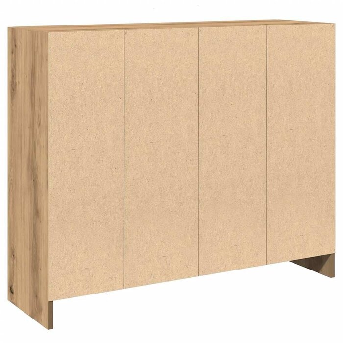 Vidaxl Sideboard Artisan-Eiche 91x28x75 cm - Bis zu 35% Rabatt im Outlet