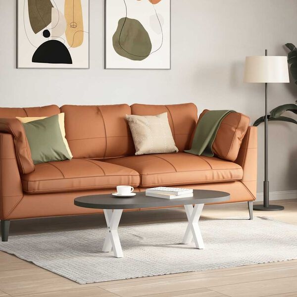 Vidaxl 2er Set Couchtischbeine X-Form Stahl Weiß - bis zu 33% Rabatt