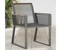 Vidaxl 4er Set Gartenstühle aus Poly-Rattan Schwarz - 57% Rabatt