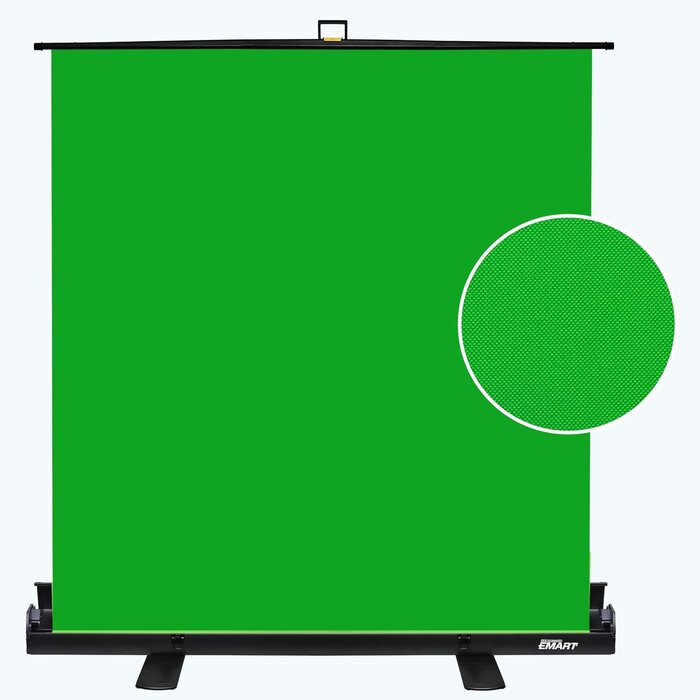 Professionelles Green Screen Hintergrundpaneel 155x200cm - bis zu 35% Rabatt