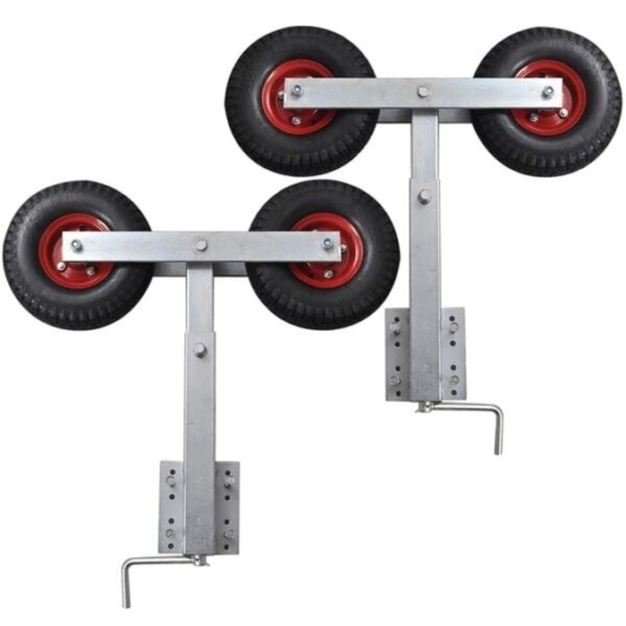Vidaxl Bugstützen-Set für Bootsanhänger, 59-84 cm, verzinkt - bis zu 35% reduziert