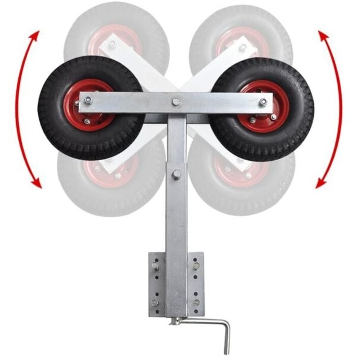 Vidaxl Bugstützen-Set für Bootsanhänger, 59-84 cm, verzinkt - bis zu 35% reduziert