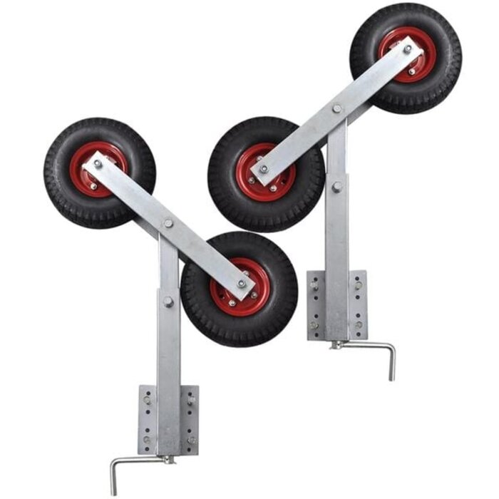 Vidaxl Bugstützen-Set für Bootsanhänger, 59-84 cm, verzinkt - bis zu 35% reduziert