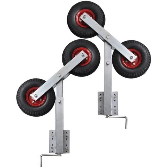 Vidaxl Bugstützen-Set für Bootsanhänger, 59-84 cm, verzinkt - bis zu 35% reduziert