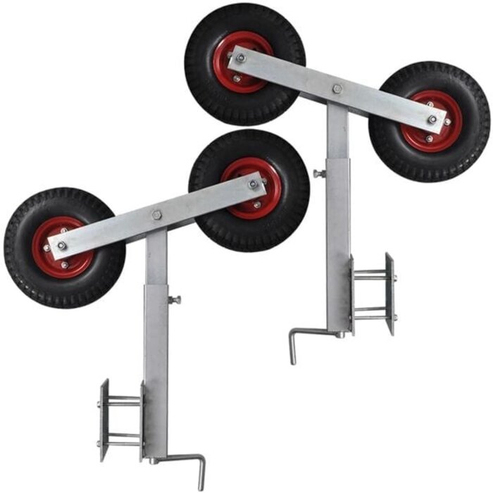 Vidaxl Bugstützen-Set für Bootsanhänger, 59-84 cm, verzinkt - bis zu 35% reduziert